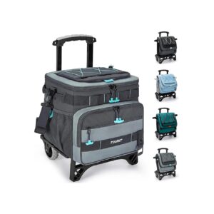 Insulated Collapsible Cooler Bag with 48-Can Capacity and Leak-Proof Design