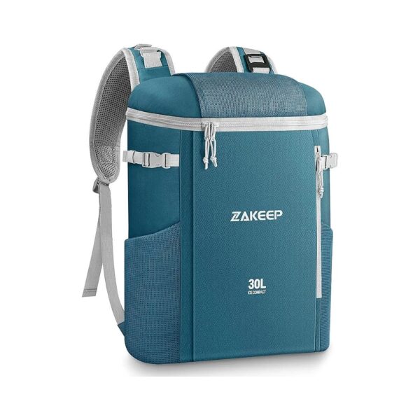 Insulated Cooler Backpack with Comfortable Ergonomic Shoulder Straps and Pockets