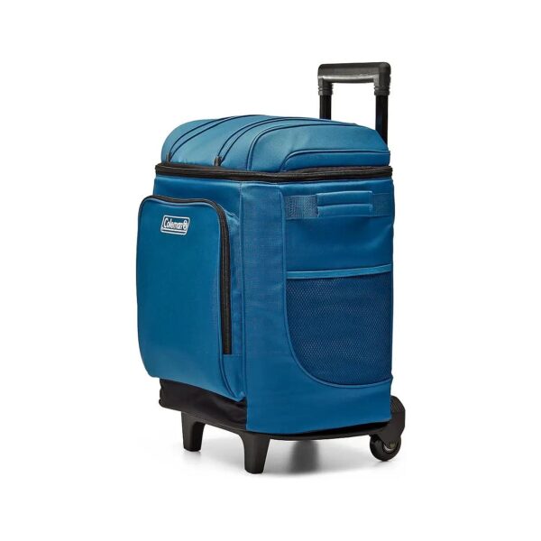 Insulated Cooler with Wheeled and Backpack Options for Convenient Transport and Storage