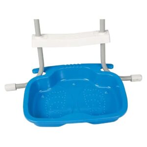 Insulated Gray Pool Foot Bath for Efficient Heat Retention and Comfortable Foot Soaking