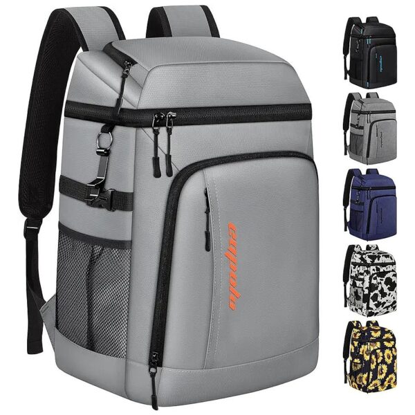 Insulated Leak Proof Cooler Backpack for Beach Picnic Lunch Shopping