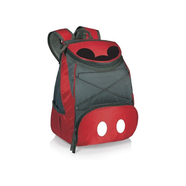 Insulated Mickey Mouse Red and Gray Portable Cooler Backpack