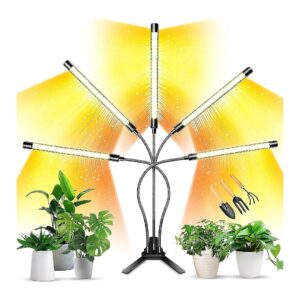 Intensity LED Grow Light for Indoor Plants with 3 Timer Settings and 10 Brightness Levels