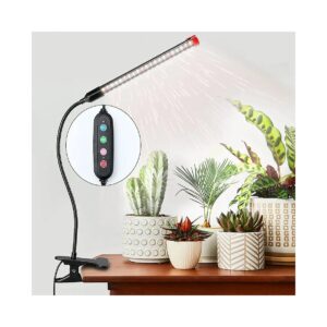 Intensity LED Grow Light for Indoor Plants with Natural Full Spectrum and Timer