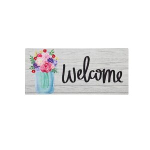 Interchangeable Sassafras Bouquet Entrance Mat for Indoor and Outdoor Use