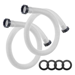 Intex 5 Inch Above Ground Pool Hose Replacement for Filter Pumps and Saltwater Systems