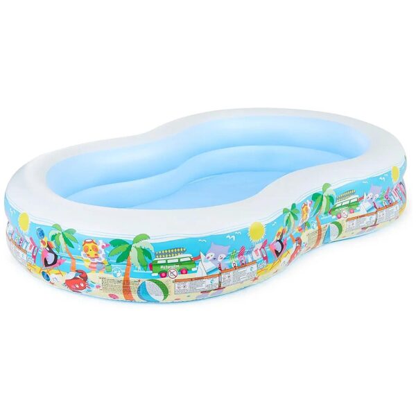 Intex Inflatable Kiddie Pool with Drain Plug for Quick Cleanup and Easy Maintenance