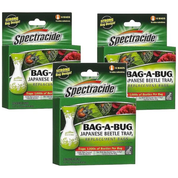 Japanese Beetle Trap Replacement Bags for Continuous Beetle Control