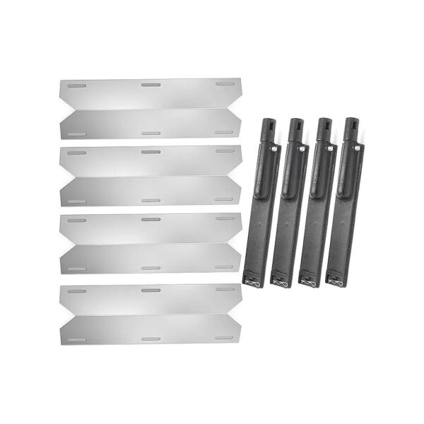 Jenn Air 720- Nexgrill Gas Grill Replacement Parts for Heat Plate and Burner 4 Piece Set