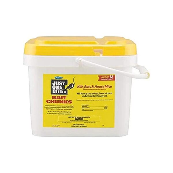 Just One Bite Rodent Control Chunks, 96 Pieces