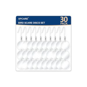 Keep Woodpeckers Pigeons and Ducks Away with 30 Pcs Reflective Bird Scare Discs