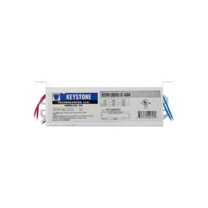 Keystone Equivalent 1 Lamp T8 Fluorescent Ballast for Energy Efficient Lighting