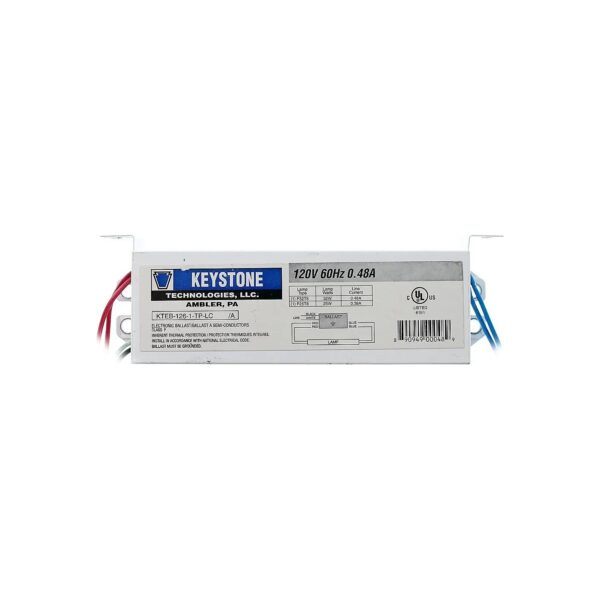 Keystone Equivalent 1 Lamp T8 Fluorescent Ballast for Energy Efficient Lighting