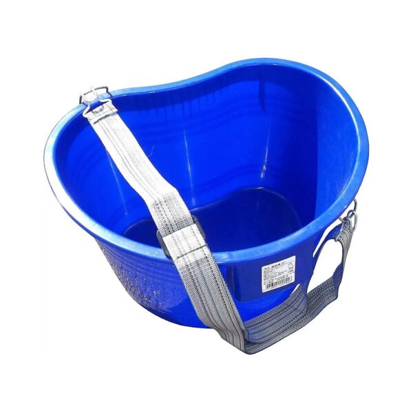 Kidney Shaped Picking Pail with 22 Quart Capacity, Blue