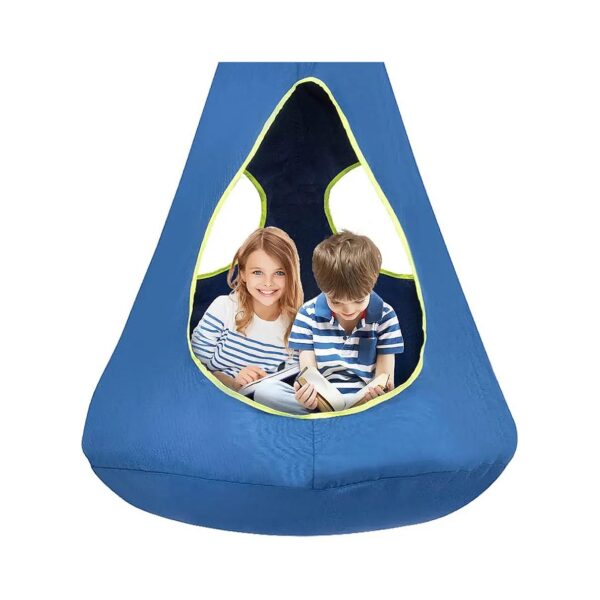 Kids Nest Swing Chair 32"D x 52"H Durable 900D Oxford Fabric Outdoor Indoor Hammock Chair