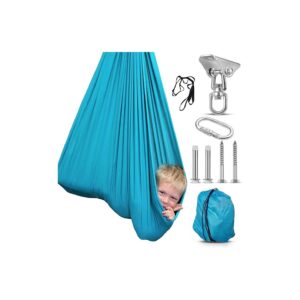 Kids Sensory Swing for Autism ADHD Aspergers Therapy Tool with 360 Degree Hardware