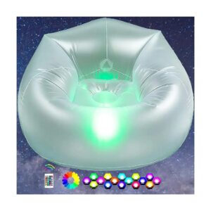 LED Air Loung Sofa for Kids and Adults with Electric Blue and Red Lights