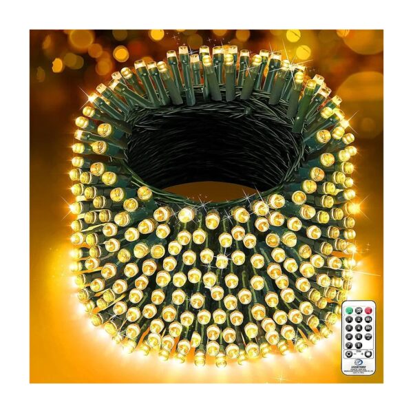 LED Christmas Lights for Home Decor - 403FT Long with 8 Modes and Timer