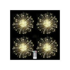 LED Copper Wire Firework Lights with Timer Function for Seasonal and Everyday Decoration