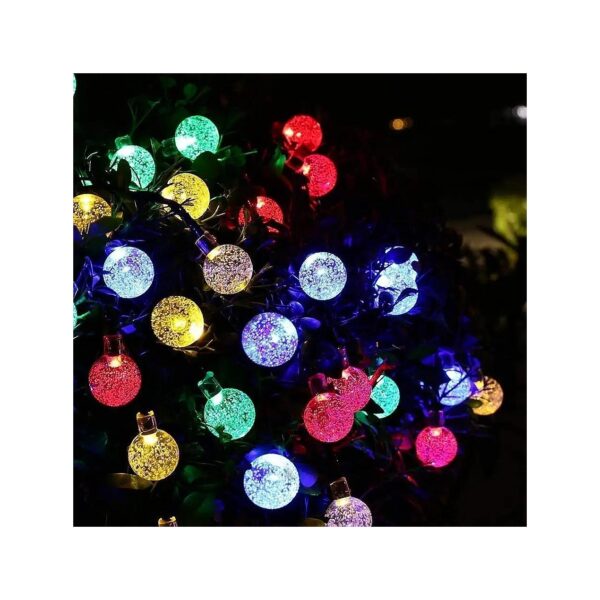 LED Globe Solar Lights with 8 Modes and 24ft Length for Outdoor Wedding Garden Decoration