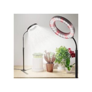 LED Gooseneck Plant Lamp with White Light and Auto Timer for Indoor Plants Growing