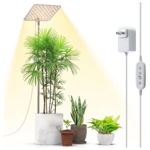 LED Grow Light Panel for Indoor Plants with 3 Spectrum Modes and Adjustable Height