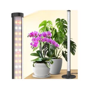 LED Grow Light for Indoor Plants, 20W 2FT T10 Vertical LED Grow Light with Full