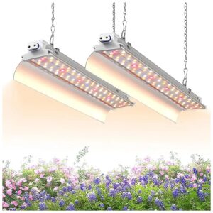 LED Grow Light for Indoor Plants 4FT Full Spectrum with Reflector