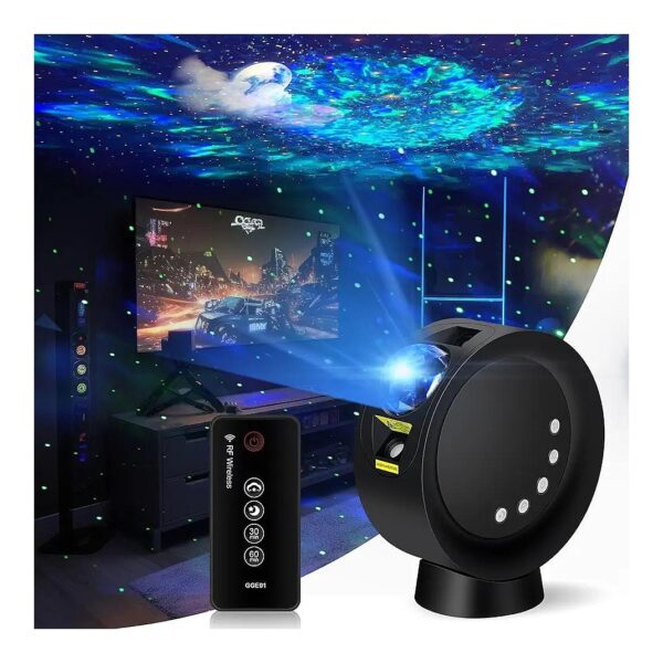 LED Nebula Star Night Light Projector for Home Theater or Gaming Room Atmosphere