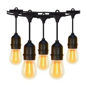 LED Outdoor String Lights with Hanging Sockets for Pergola Patio Garden or Bedroom Decor