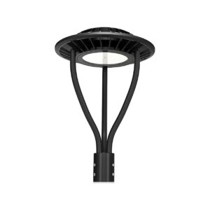 LED Post Top Light 100W with Dusk to Dawn Sensor for Outdoor Garden Yard Street Lighting