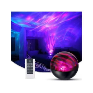 LED Star Projector with 8 Music Options and White Noise Function for Home Decor