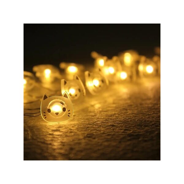 LED String Lights 20 LEDs Copper Wire Warm White for Indoor Outdoor Decoration and Party