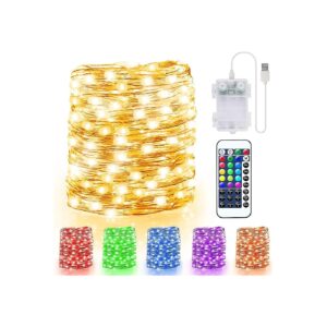 LED Twinkle Lights with 16 Colors and 132 Modes for Gift Giving or Party Decor