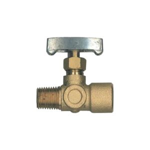 LPG Valve Connects Between Hose and Regulator with Brass and Needle Function