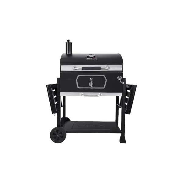 Large Capacity Charcoal Grill for Camping, Patio, and Backyard Cooking with Side Tables