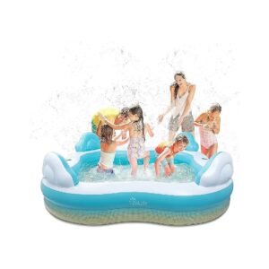 Large Capacity Inflatable Swimming Pool for Family Fun and Relaxation