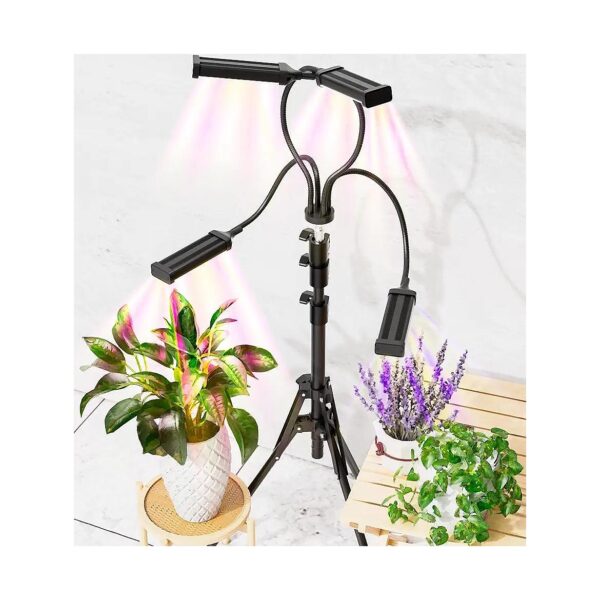 Large Capacity LED Grow Light for Indoor Plant Growing with Adjustable Arms