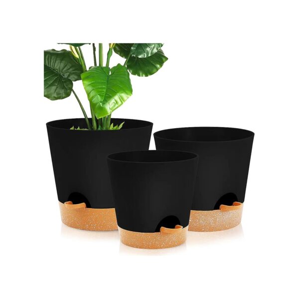 Large Capacity Self Watering Plant Pot for Indoor Plants and Herb Gardens