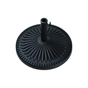 Large Capacity Umbrella Base with Rust Resistant Envirostone Construction