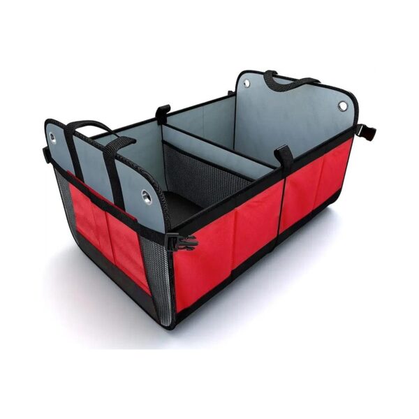 Large Car Boot Storage Organizer with Ultra Sturdy Foldable Design for Tidy Automobiles