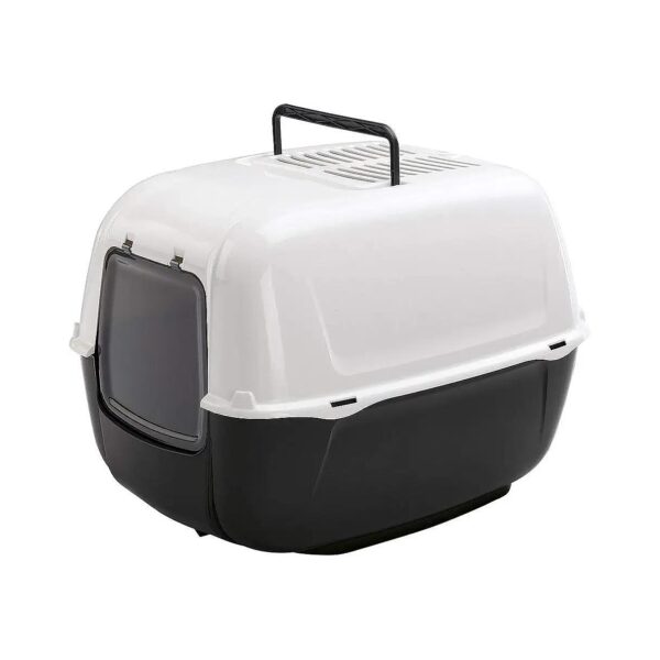 Large Cat Litter Box with Swing Door and Activ