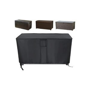 Large Patio Storage Box Cover Waterproof Outdoor Furniture Protector Black 51 L 28 W 25 H