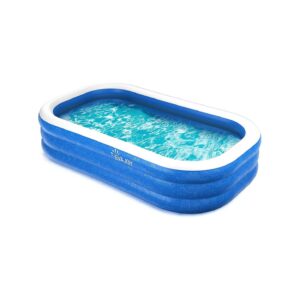 Large Rectangular Inflatable Swimming Pool for Family Fun