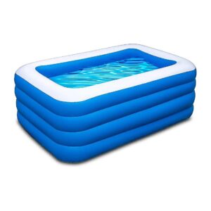 Large Rectangular Inflatable Swimming Pool for Family Water Fun