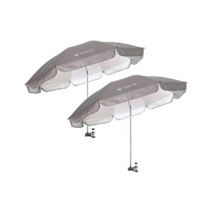 Large Size Sunshade Umbrella with Secure Clamp for Camping Chairs, Strollers, and More