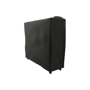 Large Vinyl Log Rack Cover Black 48x40x24 Inches Protective Cover