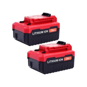 Lasica 2-Pack 20-Volt Max Rechargeable Li-ion Battery Replacement for Power Tool Lineup