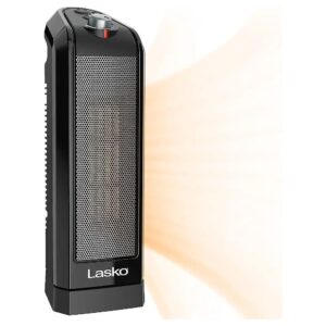 Lasko Style Ceramic Space Heater with Thermostat and Overheat Protection