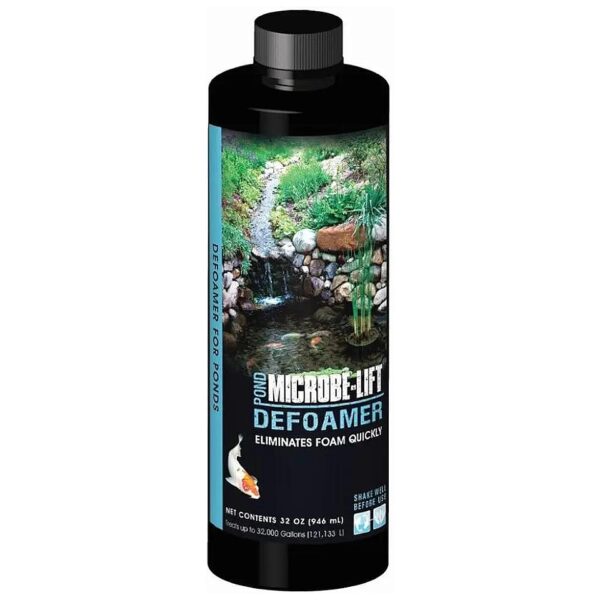 Liquid Pond Defoamer and Conditioner for Clear Water and Healthy Fish